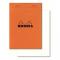 Rhodia Classic Orange Notepad 6X8.25 Blank