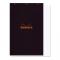 Rhodia Classic Black Notepad 8.25X12.5 Blank