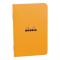 Rhodia Staplebound Notebook 6X8.25 Orange