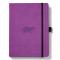 Dingbats A5 Purple Hippo Notebook Lined