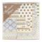 Shizen Paper Pack Square Assorted Gold/White