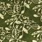 Paper Lokta Batik Leaves & Vines Olive 20X30