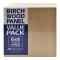 Birch Wood Panel Value Pack 7/8 6x6 4-pack