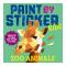Paint by Sticker Book Zoo Animals