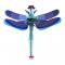 SR Wall Decoration Small Sapphire Dragonfly
