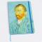 Pixel Art Notebook: van Gogh Self-Portrait