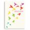 Great Arrow Card: Rainbow Dove Congratulation